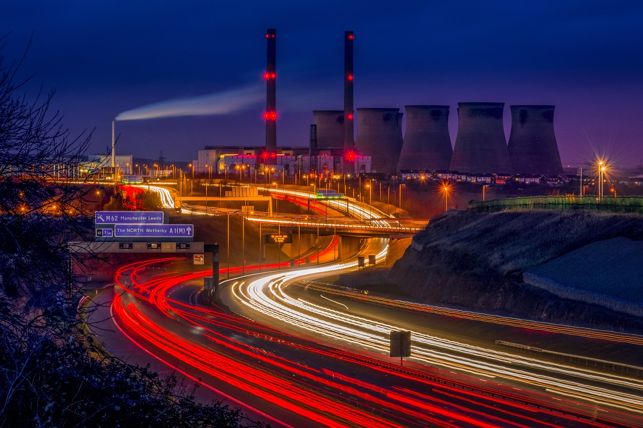 Motorway Lit Up