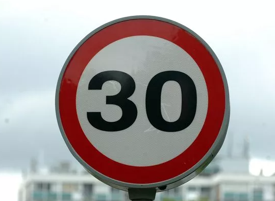 30mph Speed Sign