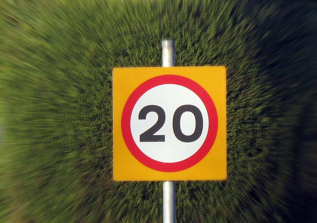 20mph Speed Sign